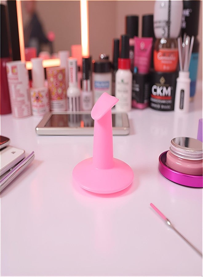 Rosojodg Pink Plastic Finger Stand Support Rest Nail Art Design Painting Salon DIY Finger Practical Holder for Nail Art Nail Art Accessories - Image 5