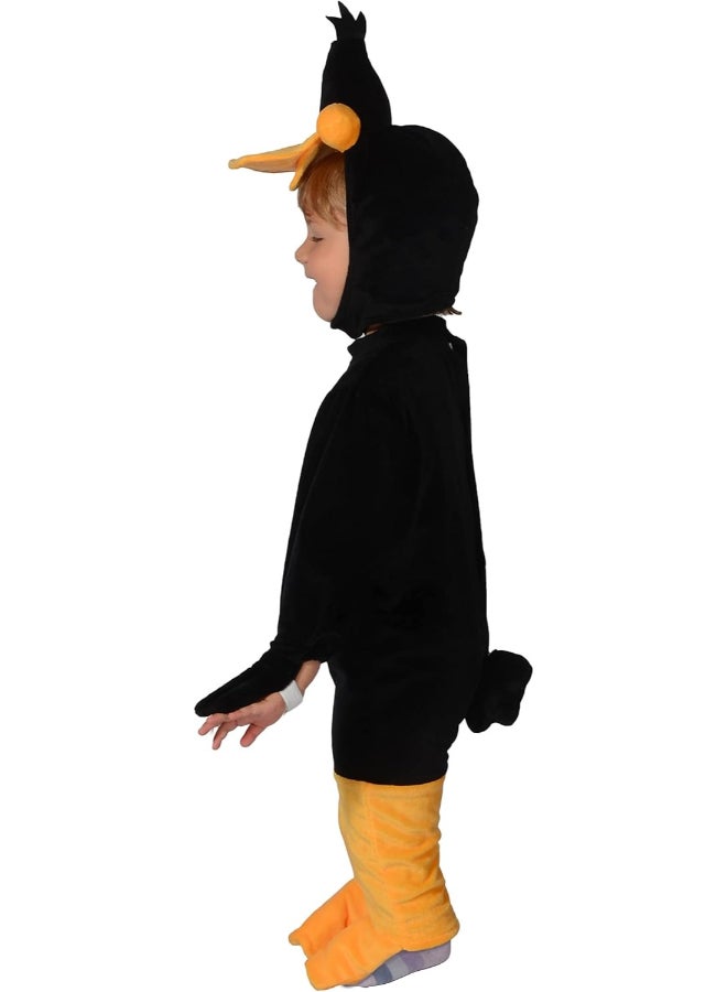 Ciao Daffy Duck Baby Costume 2-3 Y – Official Looney Tunes Infant Outfit with Jumpsuit & Bonnet | Plush Baby Costume for Halloween, Parties & Photos | Warner Bros Licensed - Image 3