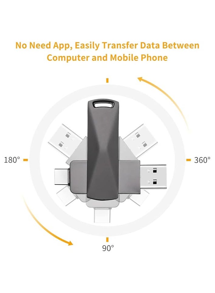 انسجام محرك أقراص فلاش USB سعة 1 تيرابايت USB 3.0 ذاكرة فلاش USB C مع Type C للهواتف الذكية/الكمبيوتر الشخصي/الأجهزة اللوحية للصور/مقاطع الفيديو/المستندات - Image 3