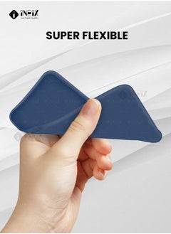 INEIX Soft Silicone Protective Case Cover For Honor X9 5G-Navy Blue  - Image 4