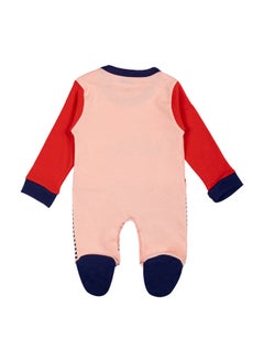 Babies Basic 100% Cotton Printed Long Sleeves Jumpsuit/Romper/Sleepsuit With Feet Covering For Babies  - Image 2