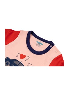 Babies Basic 100% Cotton Printed Long Sleeves Jumpsuit/Romper/Sleepsuit With Feet Covering For Babies  - Image 3