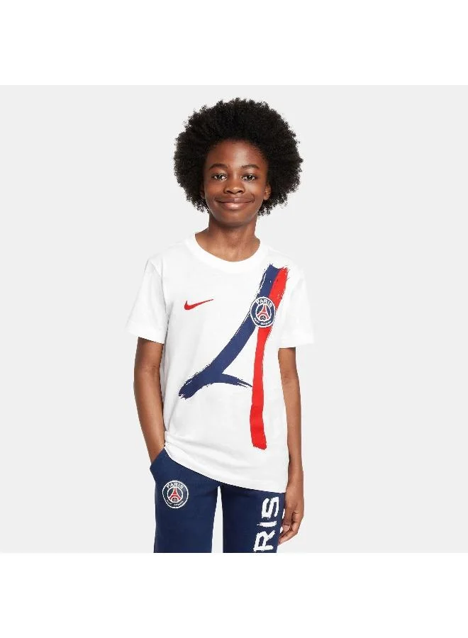 نايكي Kids' Paris Saint-Germain Away Football Graphic T-Shirt