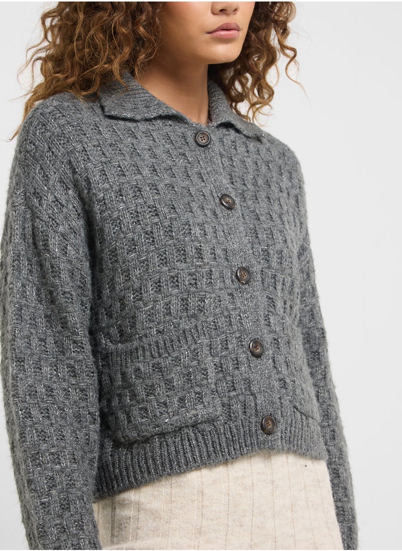 VERO MODA Polo Neck Cardigan  - Image 3