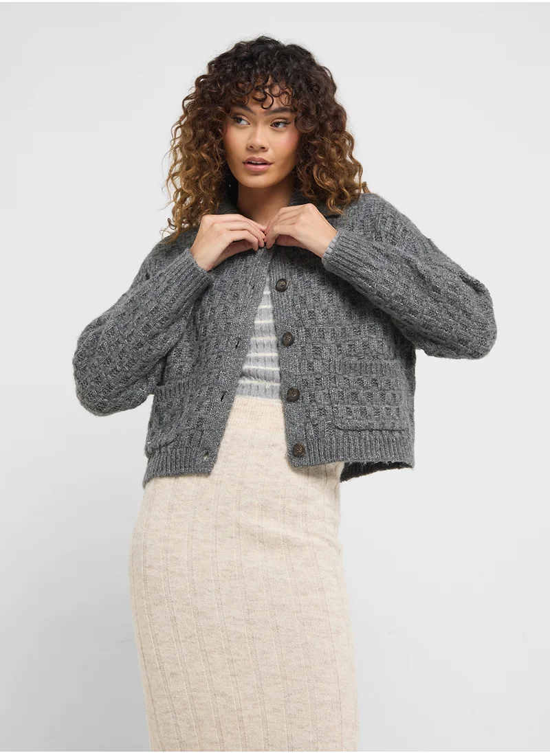 VERO MODA Polo Neck Cardigan