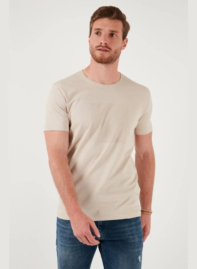 Buratti Cotton Slim Fit Crew Neck T Shirt Men's T SHIRT 646R7940