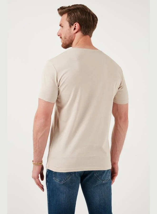 Buratti  Buratti Cotton Slim Fit Crew Neck T Shirt Men's T SHIRT 646R7940 for Men | Best Price UAE