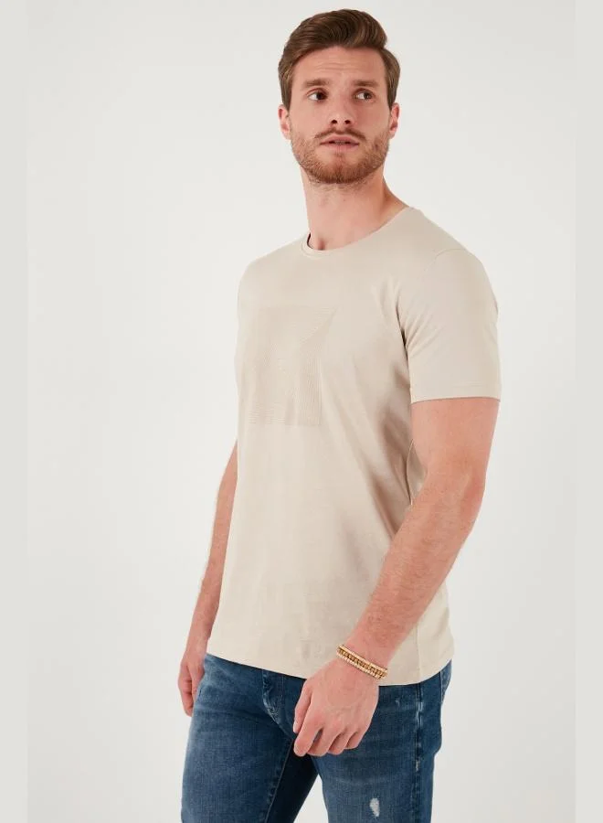 Buratti  Buratti Cotton Slim Fit Crew Neck T Shirt Men's T SHIRT 646R7940 for Men | Best Price UAE