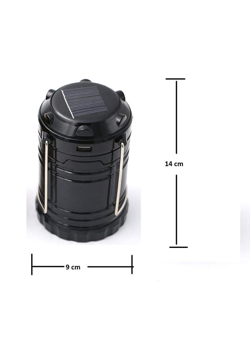 DZOPE - DZOPE Rechargeable Solar and Charging Led Lantern Torch Light Portable Camping and Home Emergency Lights with 2 Power Sources High Light Travel Battery Lantern Lamp Torch Assorted - Image 1