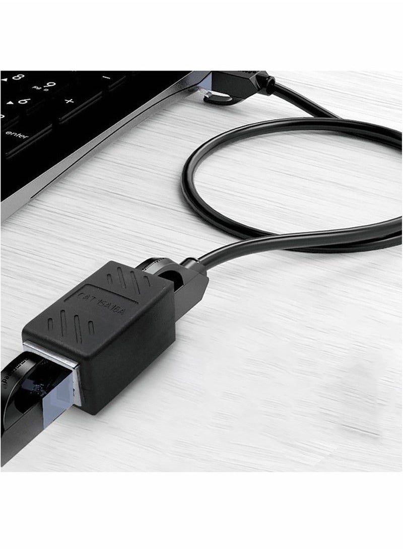 6PCS Network RJ45 Adapter Ethernet LAN Female to Female Compatible with Cat7 Cat6 Cat5e Cat5 Ethernet Adapter Connector for Router Switch TV PC  - Image 5
