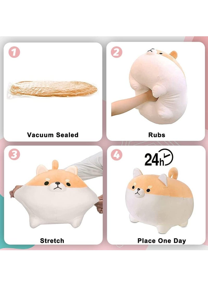 Stuffed Animal Shiba Inu Plush Dog Toy Anime Plush Soft Pillow, Plushies Shiba Inu Plush Plush Toy Pillows Doll Dog,Plush Toy Gifts for Girl Boy (40CM)  - Image 4