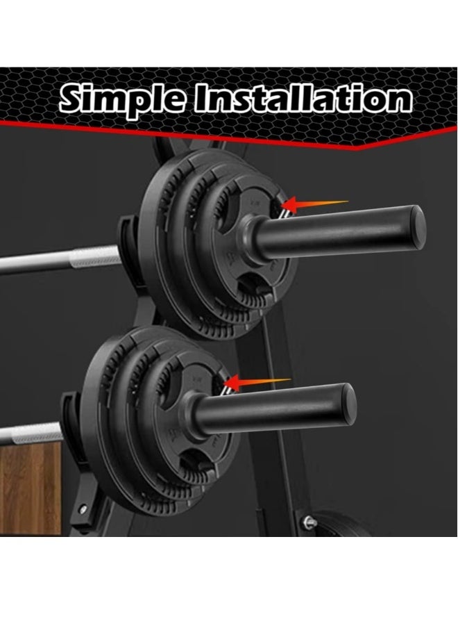 Generic 2PCS Adapter Sleeve Converts 1" Standard Weight Plate Posts to 2" Weight Plate Posts Heavy Duty Nylon and Removable end Cap  - Image 5