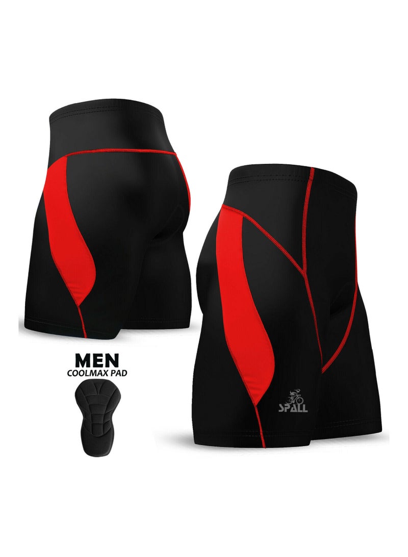 Spall Men'S Cycling Shorts Summer Quick Dry Padded Bike Shorts - Image 1