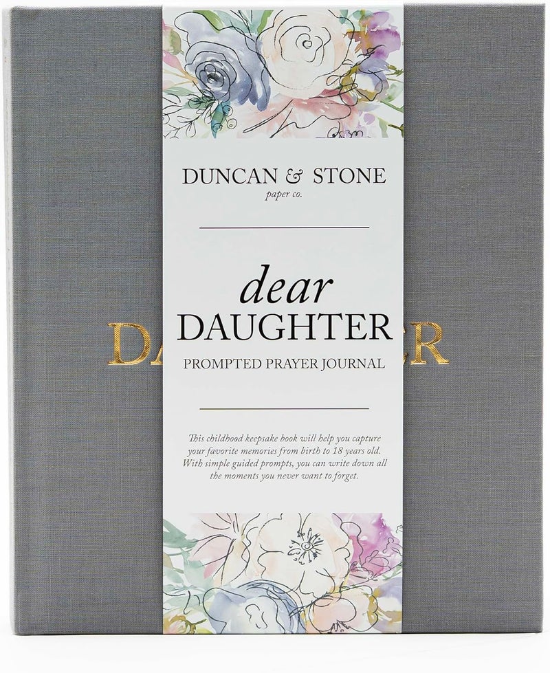 DUNCAN & STONE PAPER CO. Dear Daughter: A Prompted Prayer Journal Childhood Keepsake - Image 1