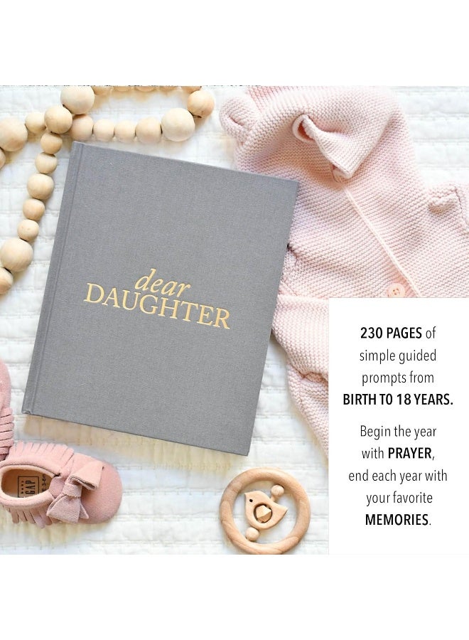 DUNCAN & STONE PAPER CO. Dear Daughter: A Prompted Prayer Journal Childhood Keepsake - Image 2