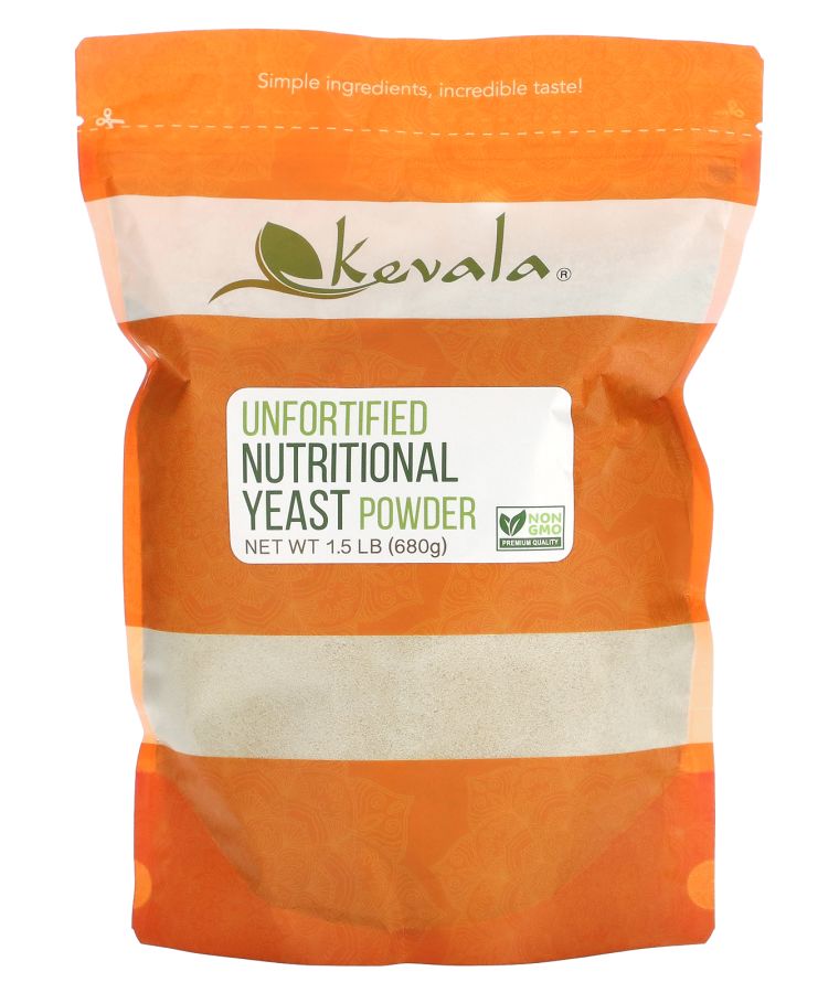 Kevala Unfortified Nutritional Yeast Powder 1.5 lb (680 g)