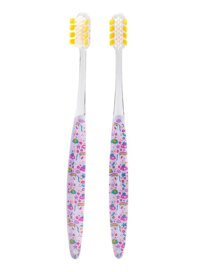 Ooak Kids Toothbrush, Tapered V++max Bristles, 2 Pack Unicorns - Image 2
