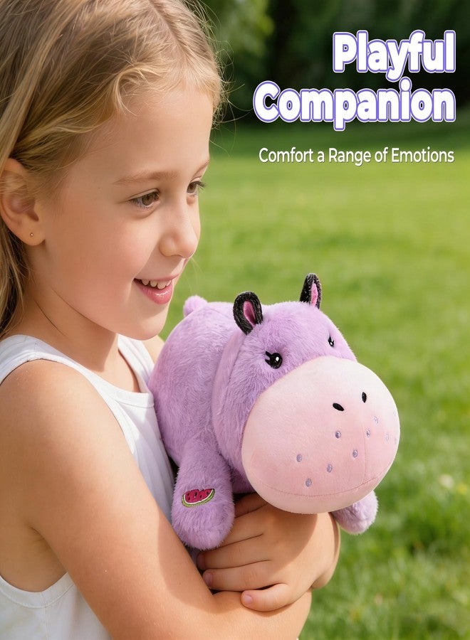 Onsoyours Original Weighted Hippo Stuffed Animals - 13.8"|1.8lbs Comfort Hippopotamus Plush, Soft Cute Hugging Plushies Toys Gifts for Kids & Adults - Image 5