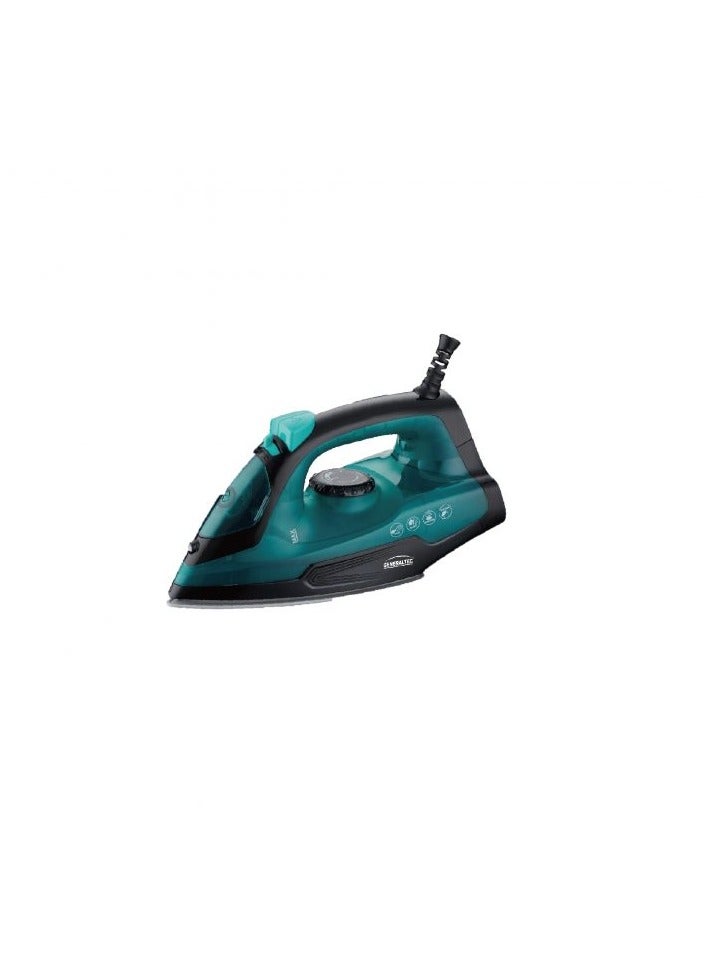 Generaltec 1200W Steam Iron with Non-Stick Soleplate | Spray & Dry Function, Variable Temperature, Self-Clean, 200ml Tank, Model-GSI50 - 1 Year Full Warranty 200 ml 1200 W GSI50 Black
