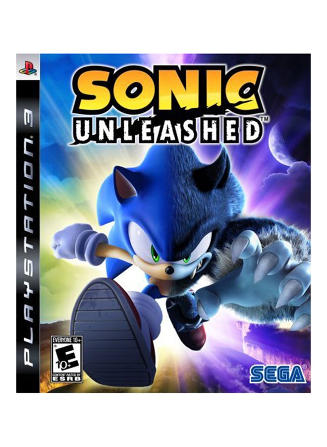 لعبة الفيديو 'Sonic Unleashed' (إصدار عالمي) - مغامرة - playstation_3_ps3
