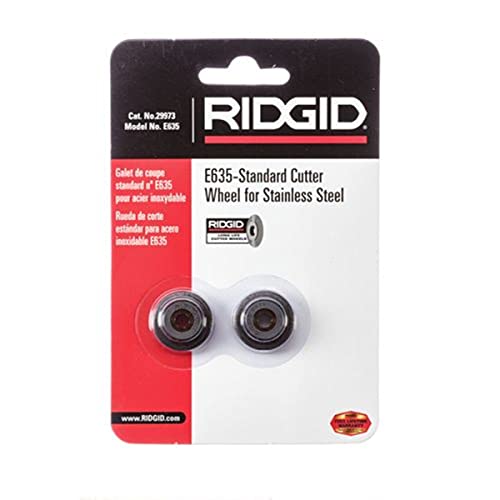 RIDGID 29973 Model E635 Replacement Wheel for Model 35S and Model 65S Stainless Steel Tubing Cutters XCEL Quick Change Replacement Pipe Cutter Blade with Bearings - Image 3