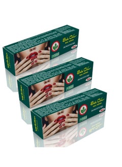 Safa Safa Ready-to-Use Red Henna Cone Nail Polish with All Natural Herbal Ingredients and Chemical Dyes Free - Pack of 3 (6 g)  - Image 1