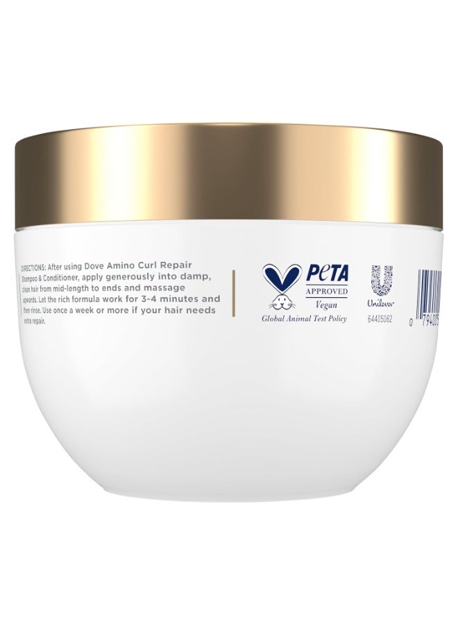 Dove قناع كريم دوف لإصلاح تجاعيد الشعر 10 في 1 للشعر المجعد والمجعد مع تقنية العناية بالبروتين الحيوي وزيت الجوجوبا 9.2 أونصة سائلة. - Image 2