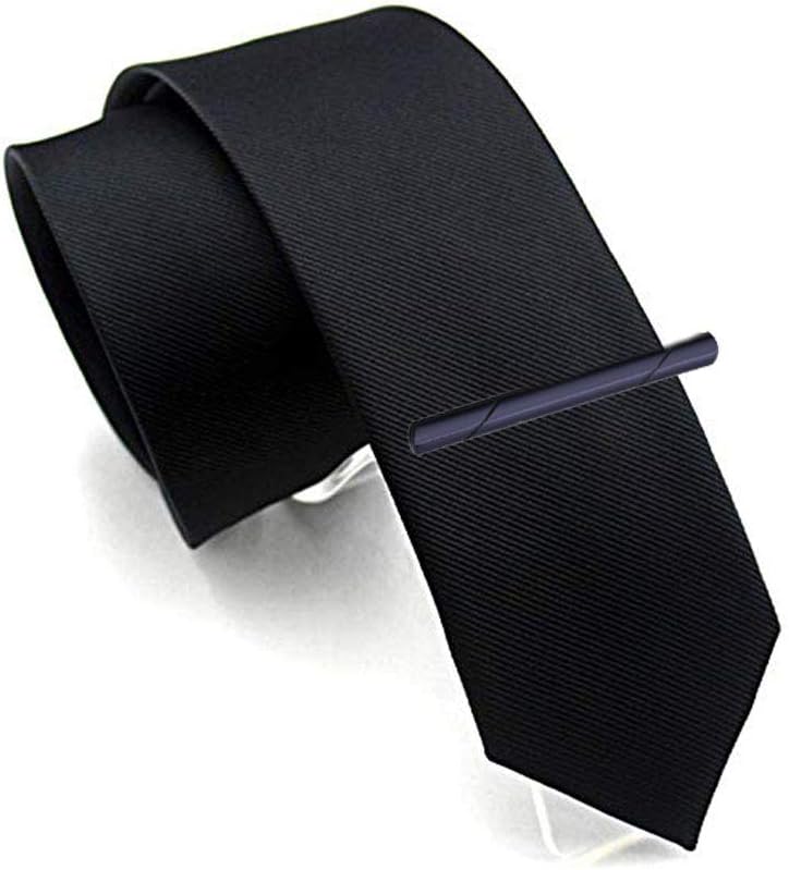 QIMOSHI Tie Clips for men Tie Bar Clip Set for Regular Ties Necktie Wedding Business Tie Pin Clips - Image 4