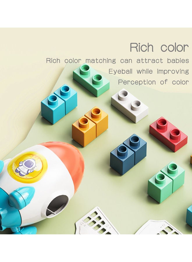Kidle JY2333348 71 Particle Roller Diy block Toddler Toys For Kids Jigsaw Puzzles Learning For Boys And Girls Color Shapes Early Learning Educational Gift 71 2+ Years - Image 4