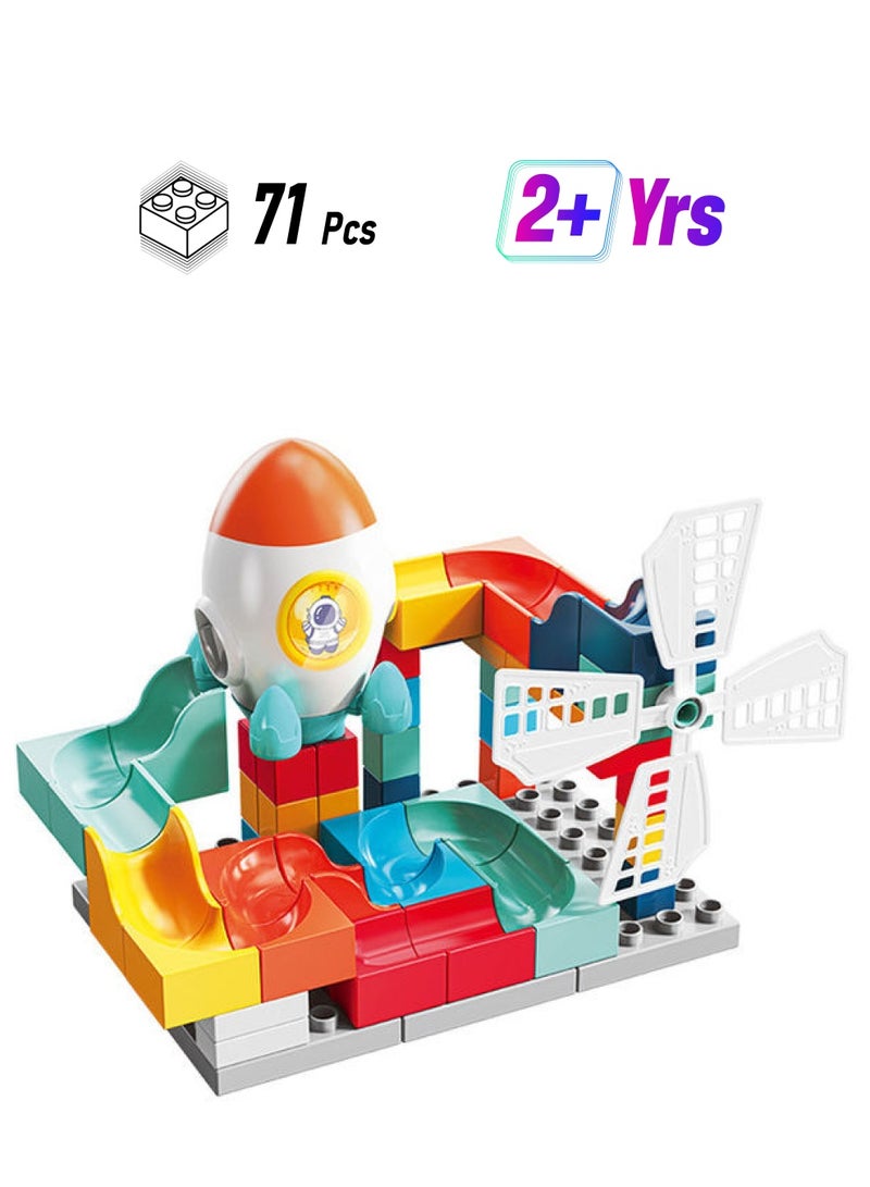 Kidle JY2333348 71 Particle Roller Diy block Toddler Toys For Kids Jigsaw Puzzles Learning For Boys And Girls Color Shapes Early Learning Educational Gift 71 2+ Years - Image 1
