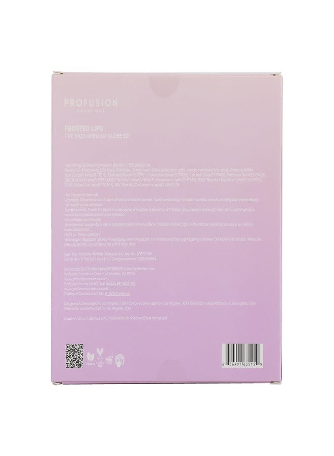 Profusion Cosmetics Frosted Snow Sparkle Frosted Lip Gloss Set, High Shine Finish for Holiday Parties, Vegan and Cruelty Free With Magical Glow and Delightful Experience - Image 4