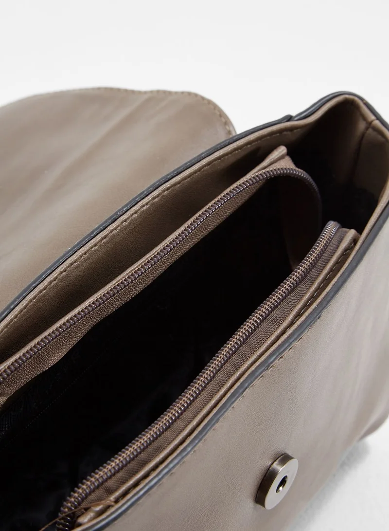 Ginger Braid Detail Satchel