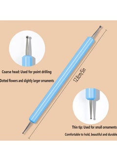 Goolsky 5 pc Professional Nail Art Dotting Pen Kit - Perfect for Manicures and Nail Specialists  - Image 4