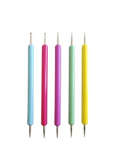 Goolsky 5 pc Professional Nail Art Dotting Pen Kit - Perfect for Manicures and Nail Specialists  - Image 2