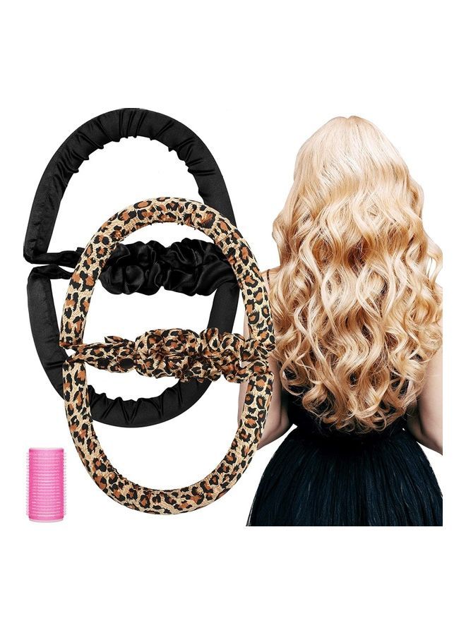 نيبمينينت أدوات تمويج الشعر بدون استخدام الحرارة من قطعتين بني/بيج/أسود - Image 1