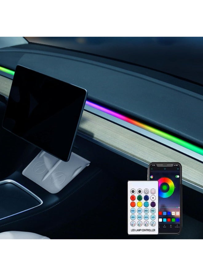 Car LED Lights Interior colorful Ambient Lighting USB Led Strip Lights for Cars - Image 1