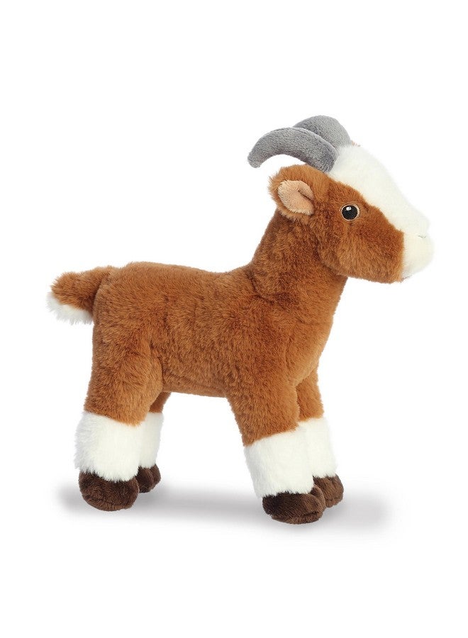 Aurora® Responsibly Made Eco Nation™ Goat Stuffed Animal - Ideal for Playtime Adventures - Perfect for Birthdays or Just Because - Brown 10.5 Inches - Image 3