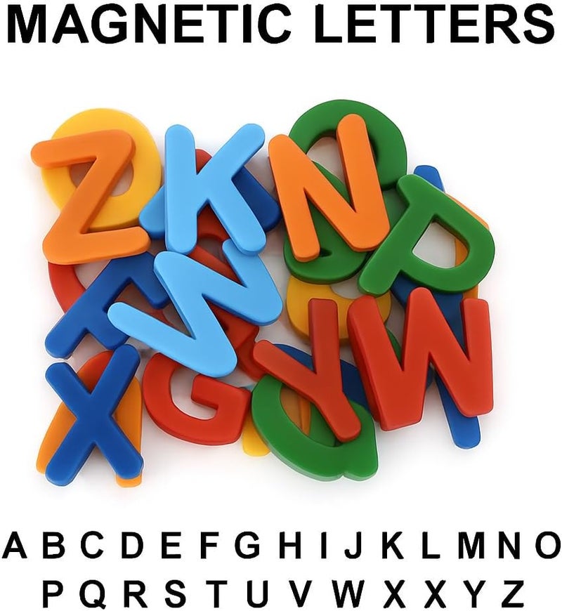 FITTO حروف إنجليزية مغناطيسية فيتو 26 قطعة - أحرف كبيرة، ألوان متنوعة للمنزل والمكتب - Image 2