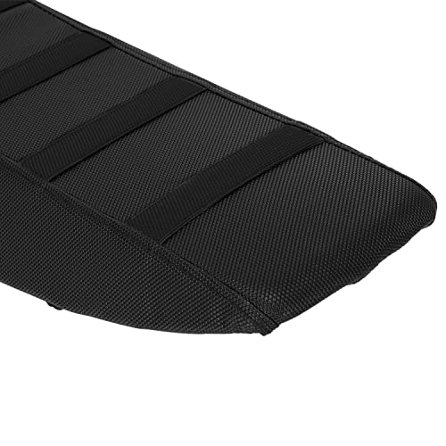USTPO Dirt Bike Seat Cover Universal for Yozma In10 CRF XR RM KX KLX TTR PW Hawk 250 SSR Apollo RFZ TAO TAO Thumpstar 50cc - 450cc Dirt Pit Bike Black Particle Surface - Image 4