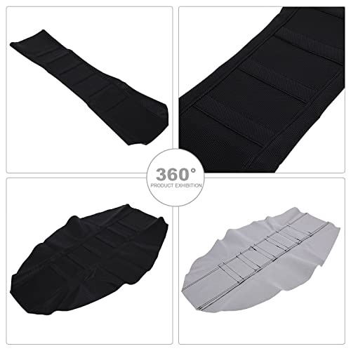 USTPO Dirt Bike Seat Cover Universal for Yozma In10 CRF XR RM KX KLX TTR PW Hawk 250 SSR Apollo RFZ TAO TAO Thumpstar 50cc - 450cc Dirt Pit Bike Black Particle Surface - Image 3
