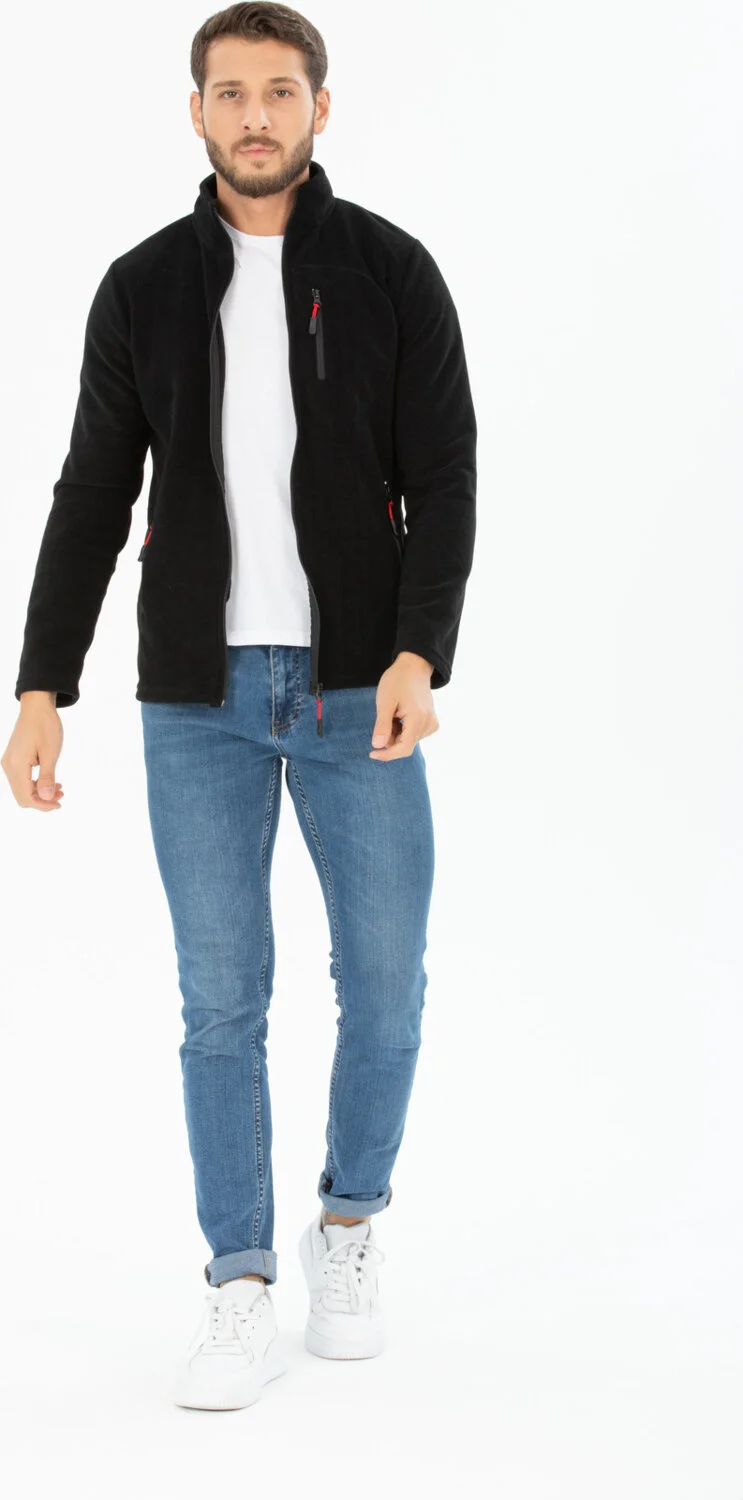 فور مان Men's Polar Fleece Three Pocket Softshell