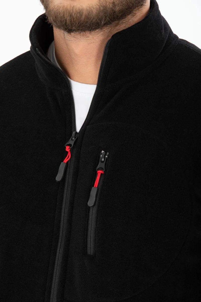 فور مان Men's Polar Fleece Three Pocket Softshell