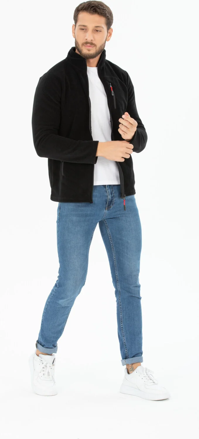فور مان Men's Polar Fleece Three Pocket Softshell
