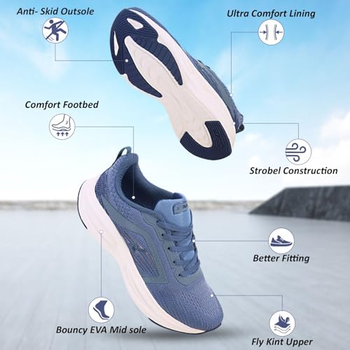 SPARX Sports Shoe SM-950 Grey for Men - Image 4