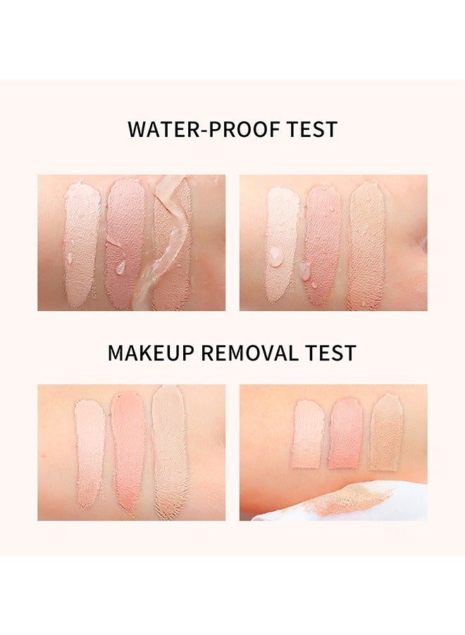 QIC Waterproof Cream Concealer Contour Makeup, Professional Caramels for Tattoo Concealer or Corrects Dark Circles Red Marks Scars Eye Bags Freckle,Longwear&Easy to Apply(#130) - Image 4