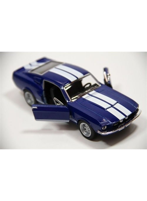 Kinsmart - 1967 Shelby GT500 (Blue) 1:38 Metal Pull & Drop Car - Image 1