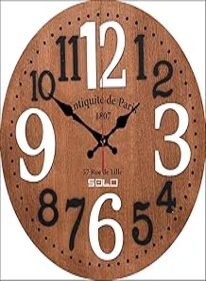 Wood Analog Clock - Wall Clocks