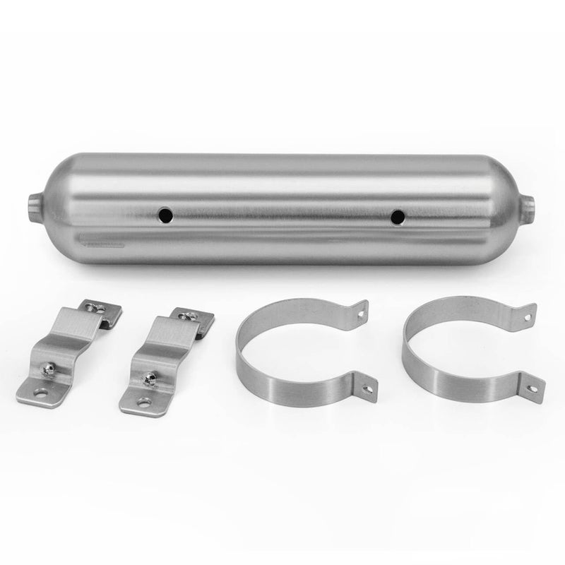 CNRAQR 1 Gallon Aluminum Seamless Air Tank 5 Ports G14 Surface Polished 200PSI Rated for Car DIY Pneumatic Tools Air Horn Suspension Systems Train Horn - Image 2