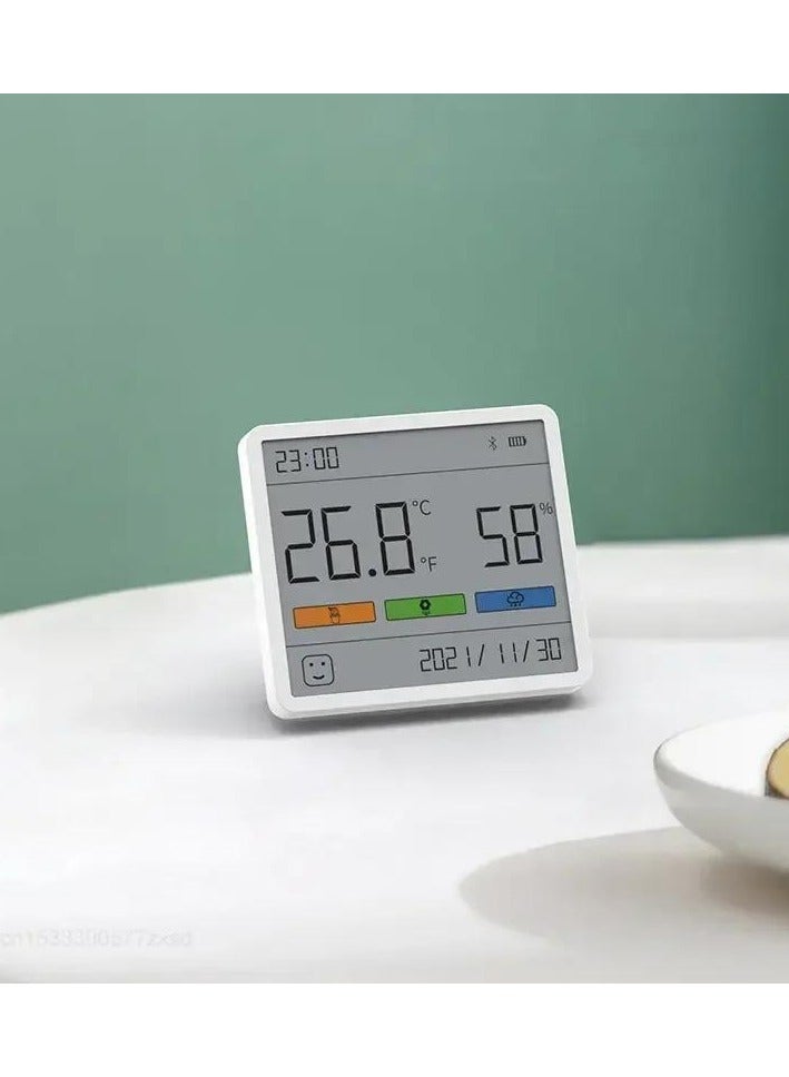 Generic Digital Indoor Thermometer Hygrometer, LCD Electronic Weather Station with Clock, Battery Operated (Button Cell), Non-Rechargeable, 36V Max Voltage  - Image 5