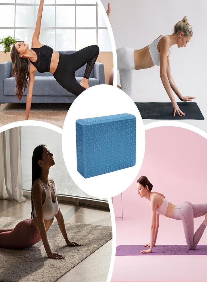 MAGHROLA Portable Yoga Bricks Block EVA Foam- Anti-Slip Extra Dotted Texture Yoga Blocks For Yoga,Pilates,Meditation,Stability,Deepen Fitness Stretching Aid Balance Health Sports Gym Exercise Block [pack - 2] - Image 3